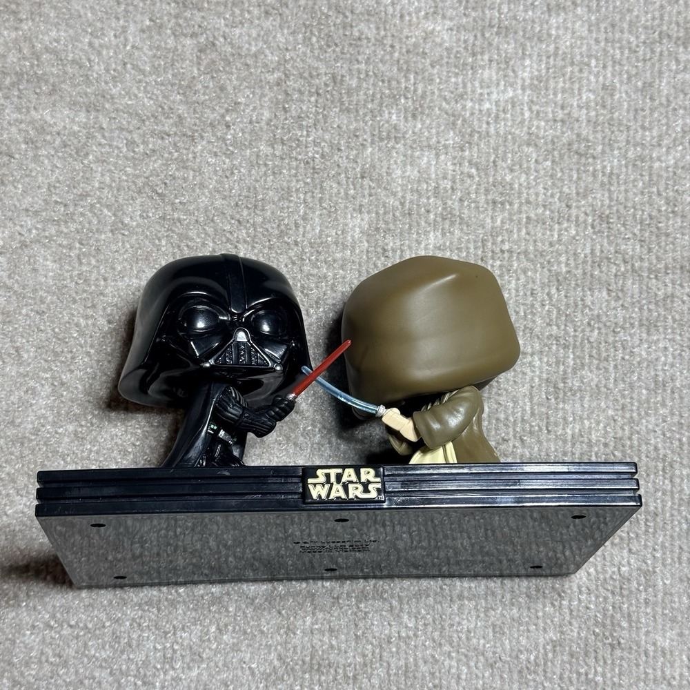 Funko Pop Loose Star Wars Death Star Duel Vader Kenobi Walmart Movie Moment 225